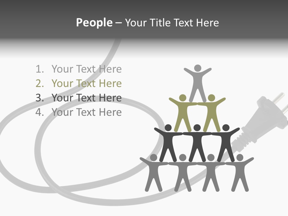 Line Supply Background PowerPoint Template