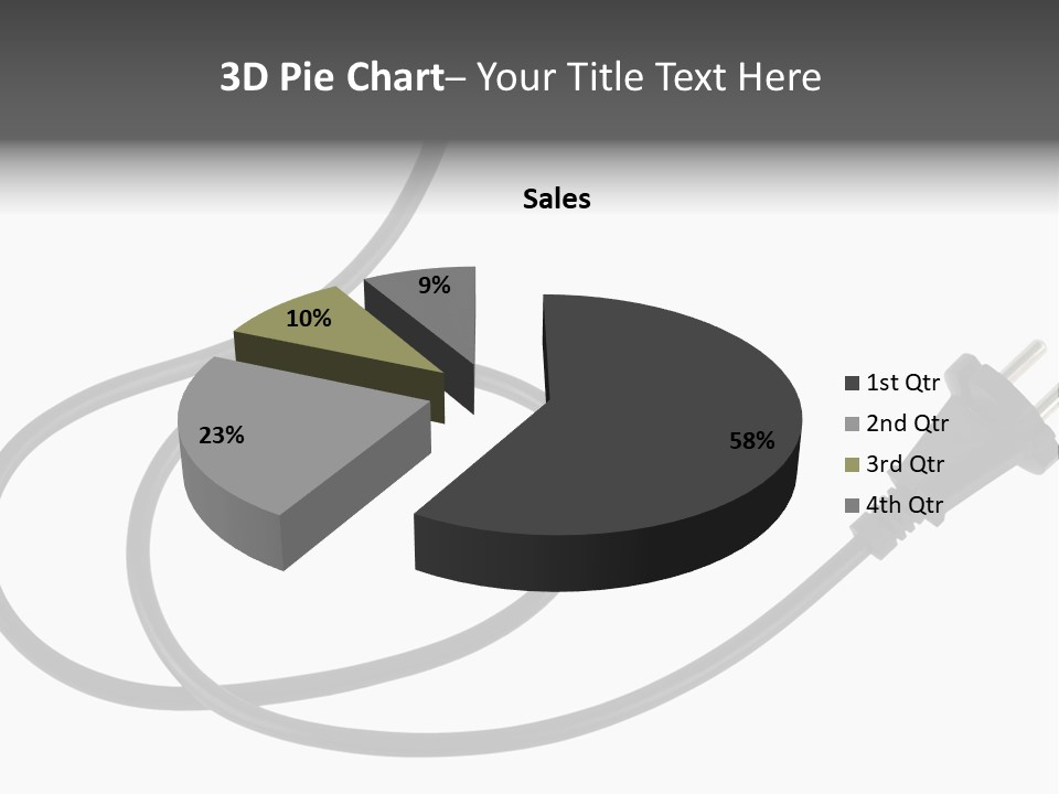 Line Supply Background PowerPoint Template