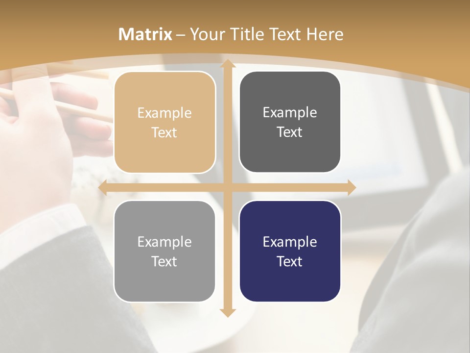 Business Looking Cafe PowerPoint Template