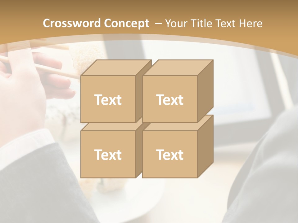 Business Looking Cafe PowerPoint Template
