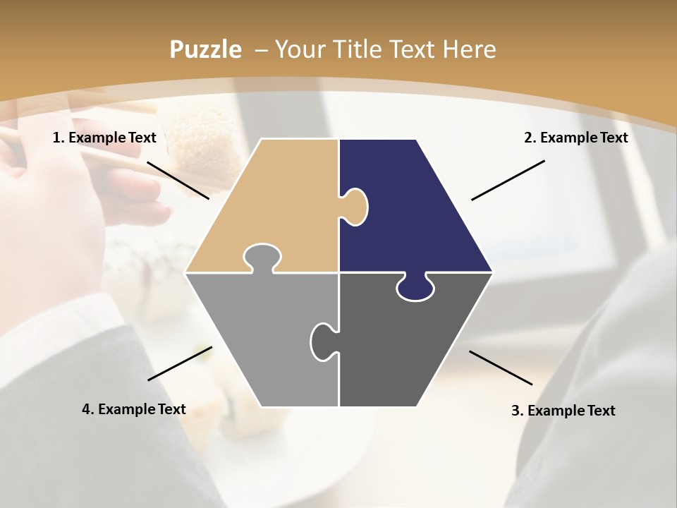 Business Looking Cafe PowerPoint Template