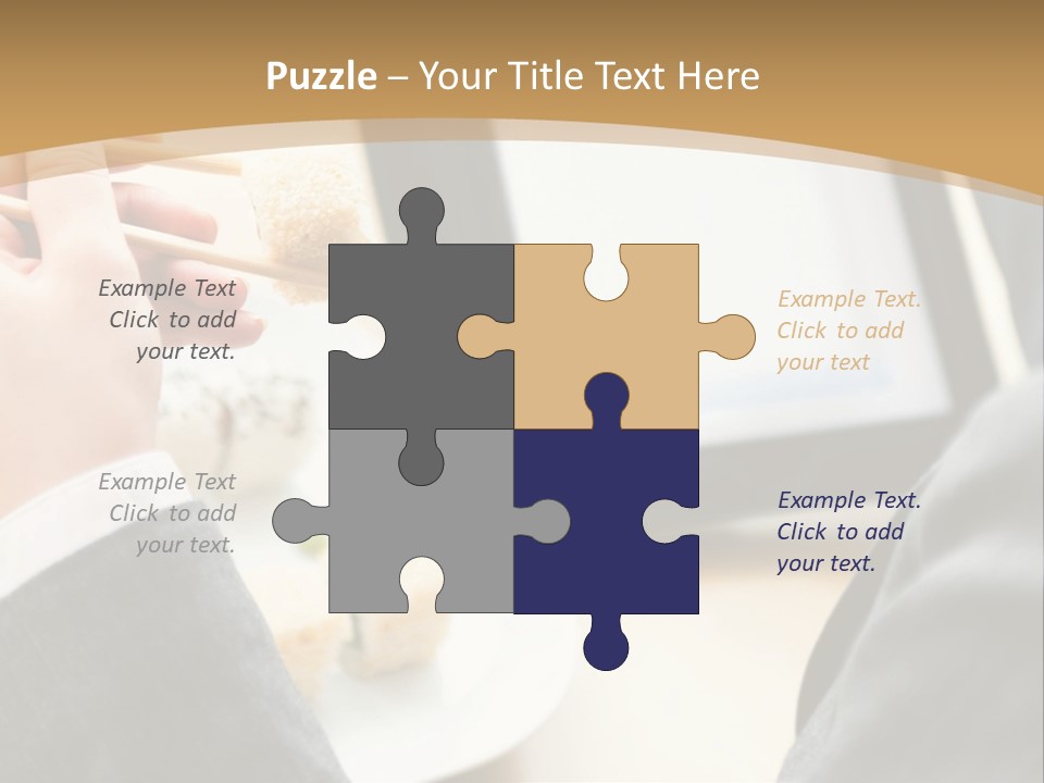 Business Looking Cafe PowerPoint Template