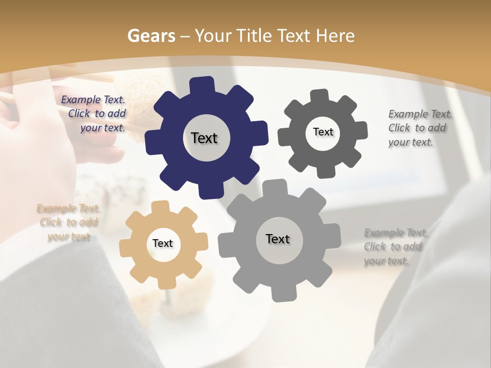 Business Looking Cafe PowerPoint Template