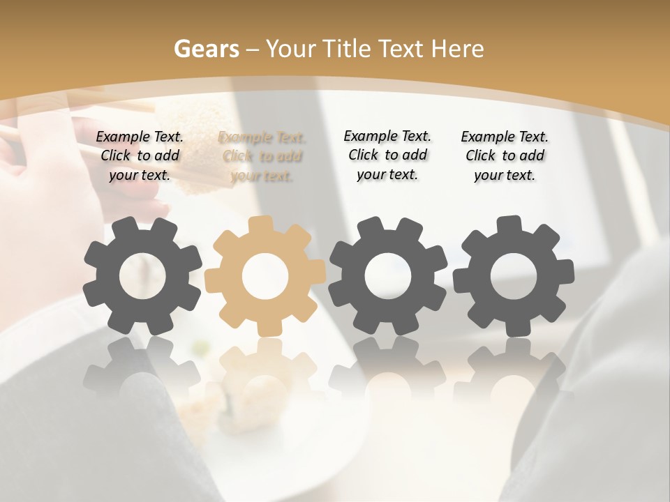 Business Looking Cafe PowerPoint Template