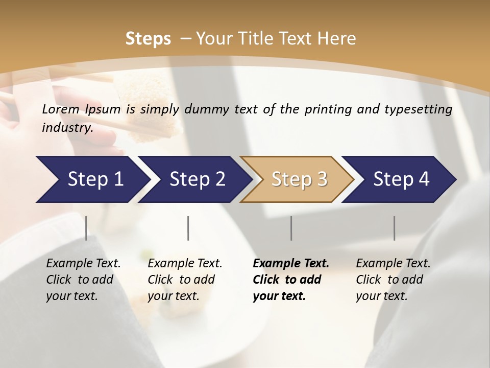 Business Looking Cafe PowerPoint Template