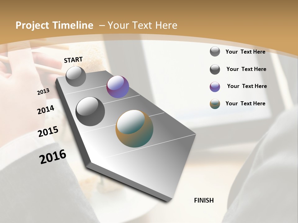 Business Looking Cafe PowerPoint Template