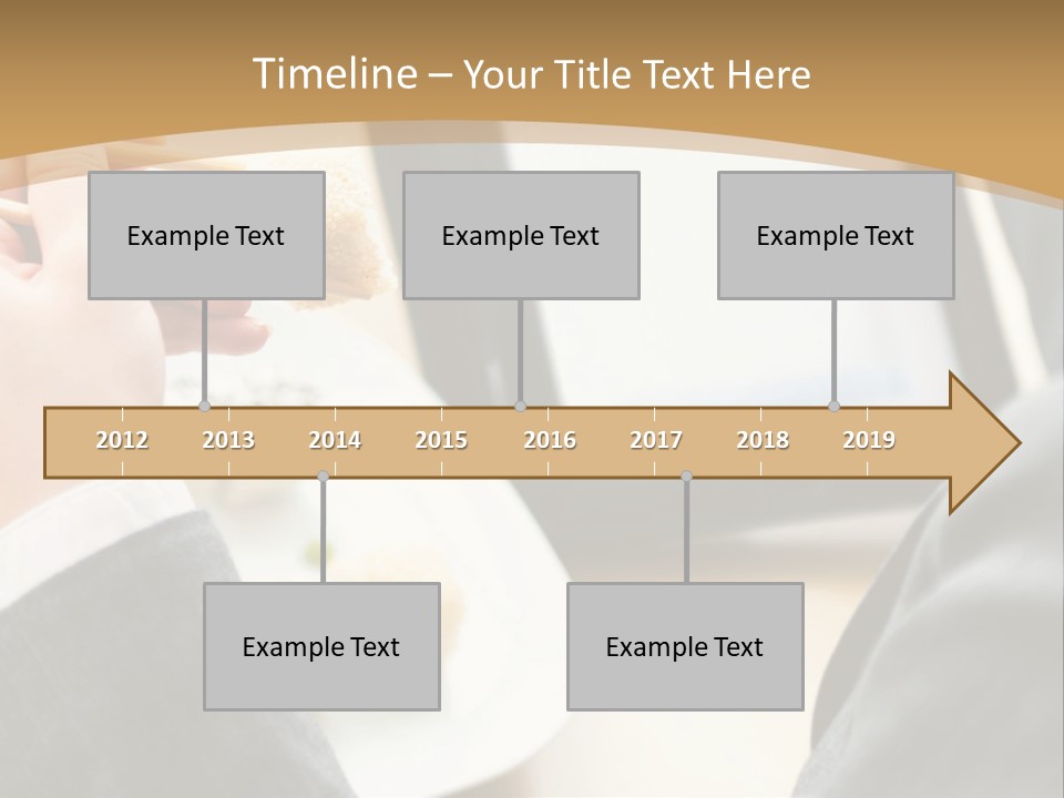 Business Looking Cafe PowerPoint Template