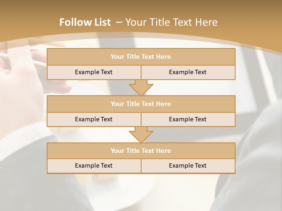 Business Looking Cafe PowerPoint Template