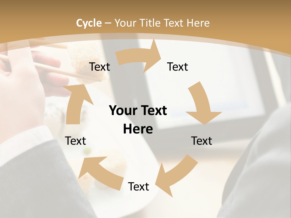 Business Looking Cafe PowerPoint Template