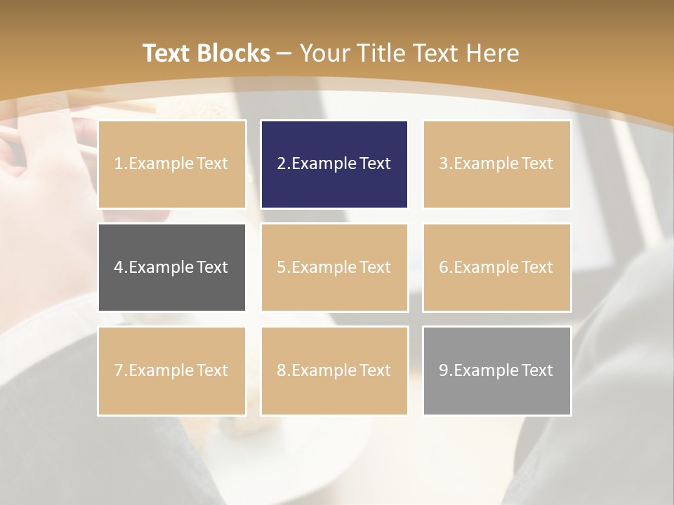 Business Looking Cafe PowerPoint Template