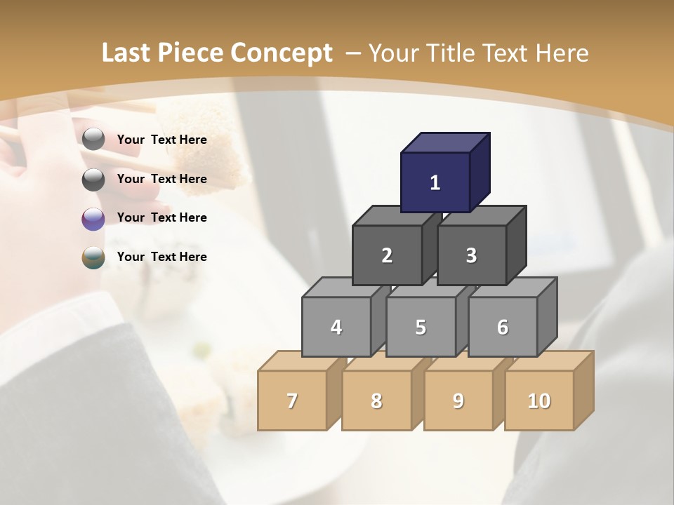 Business Looking Cafe PowerPoint Template