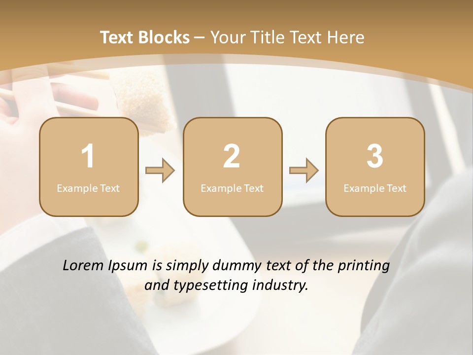 Business Looking Cafe PowerPoint Template