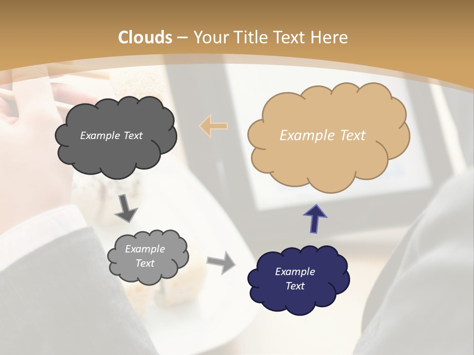 Business Looking Cafe PowerPoint Template