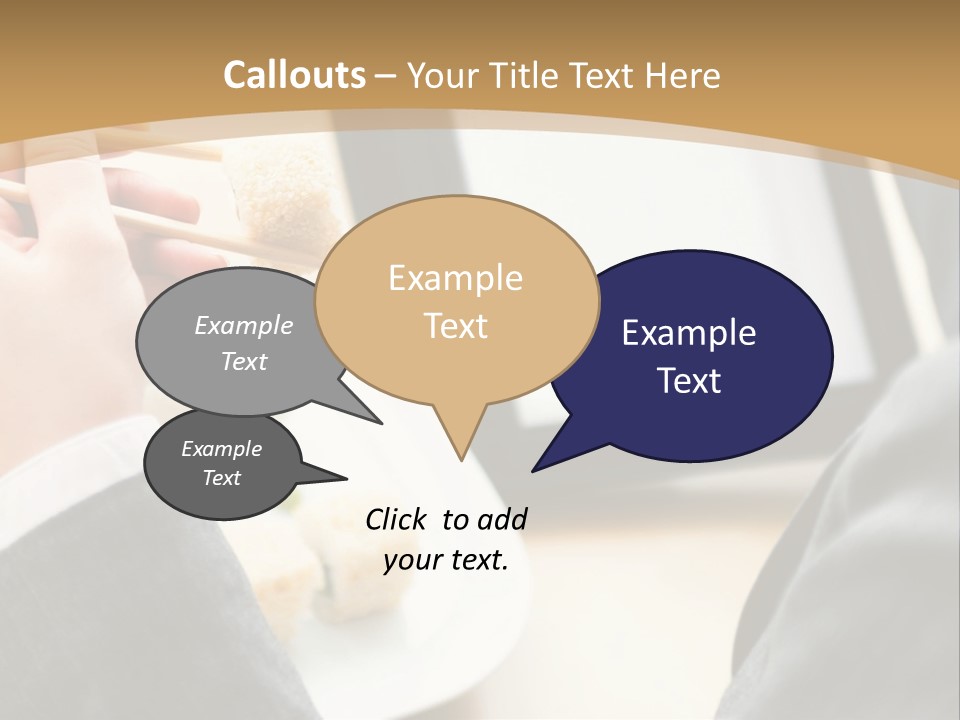 Business Looking Cafe PowerPoint Template