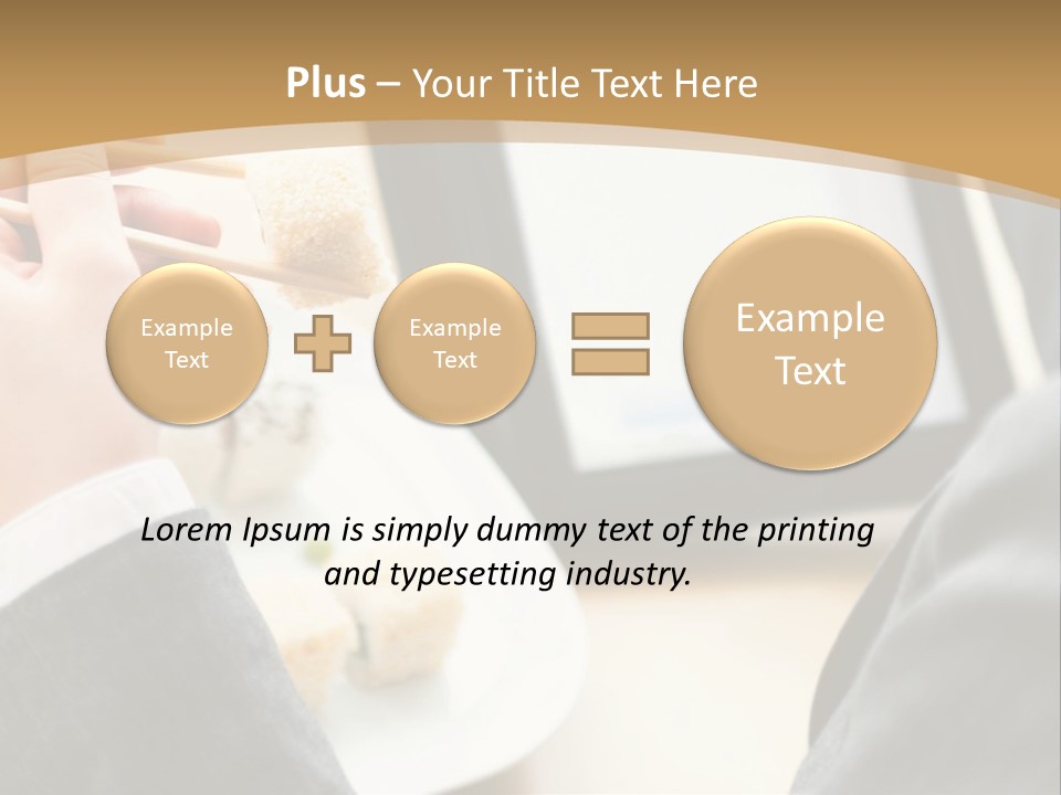 Business Looking Cafe PowerPoint Template