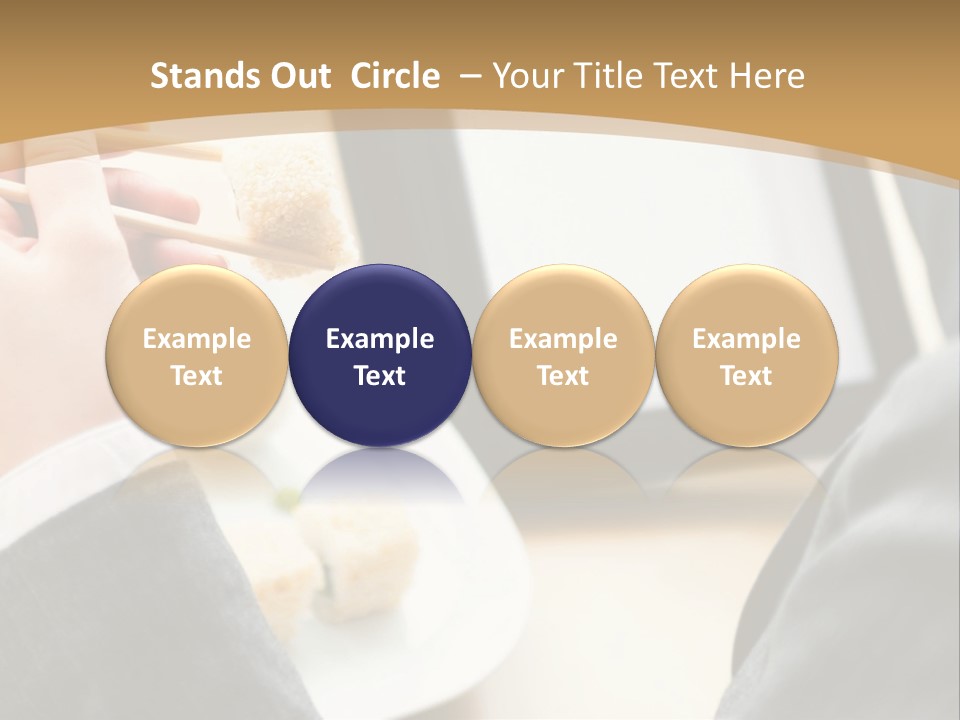 Business Looking Cafe PowerPoint Template