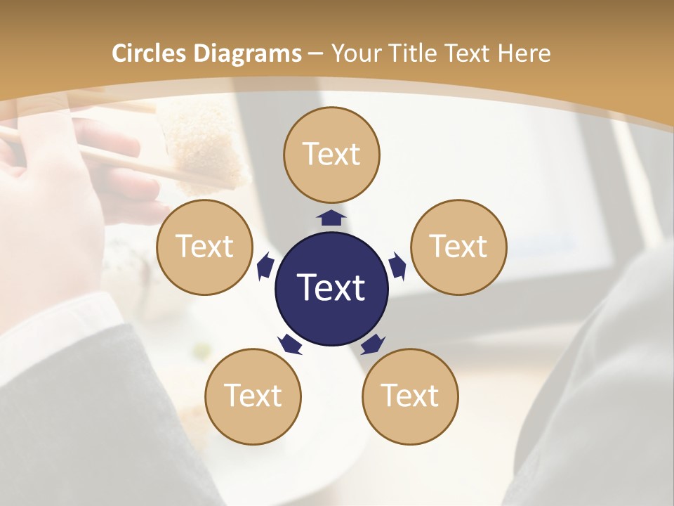 Business Looking Cafe PowerPoint Template