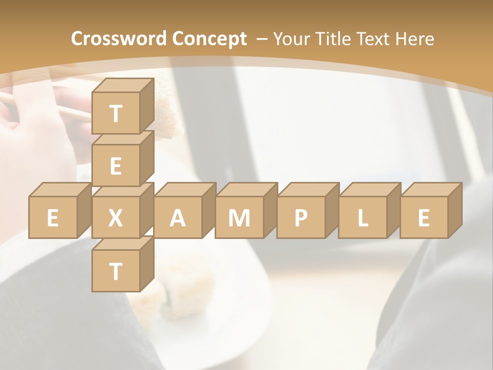 Business Looking Cafe PowerPoint Template