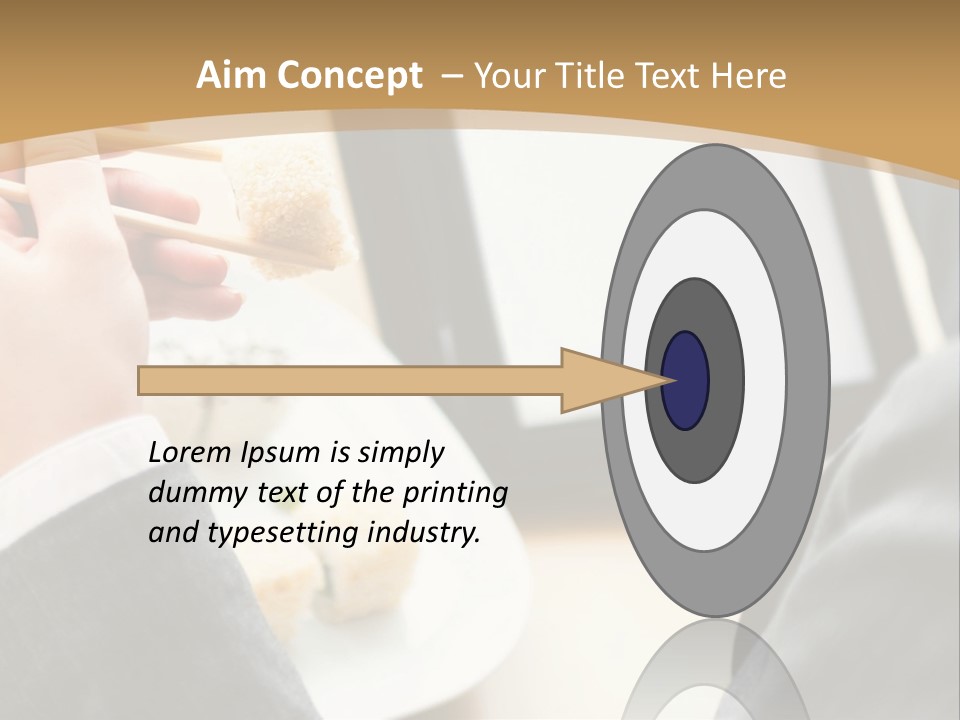 Business Looking Cafe PowerPoint Template