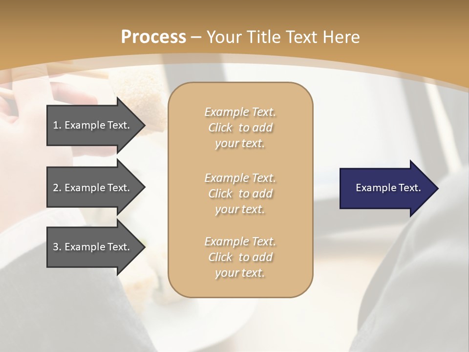 Business Looking Cafe PowerPoint Template