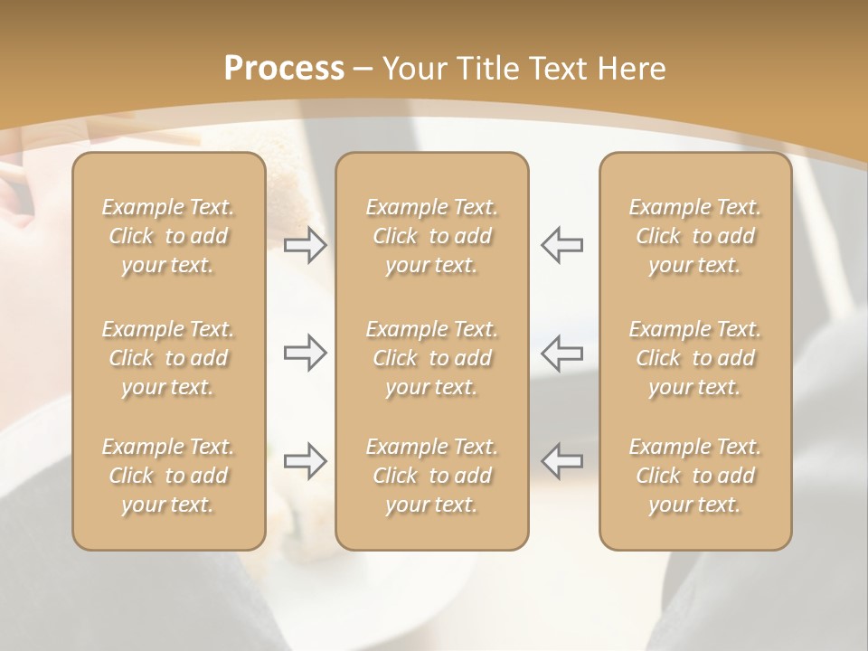 Business Looking Cafe PowerPoint Template