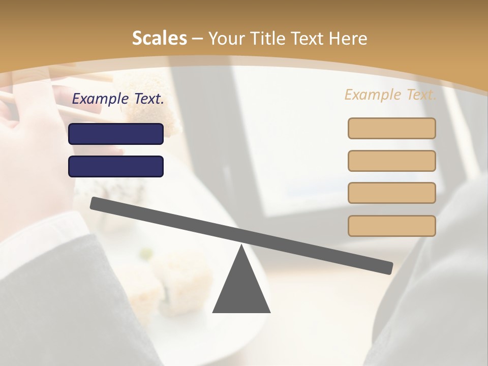 Business Looking Cafe PowerPoint Template