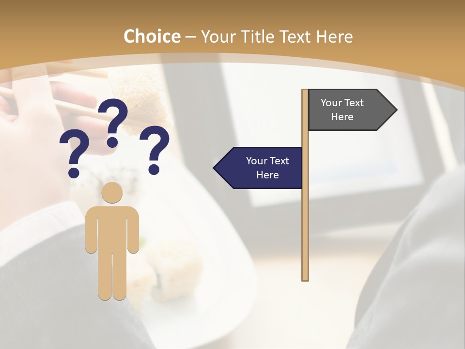 Business Looking Cafe PowerPoint Template