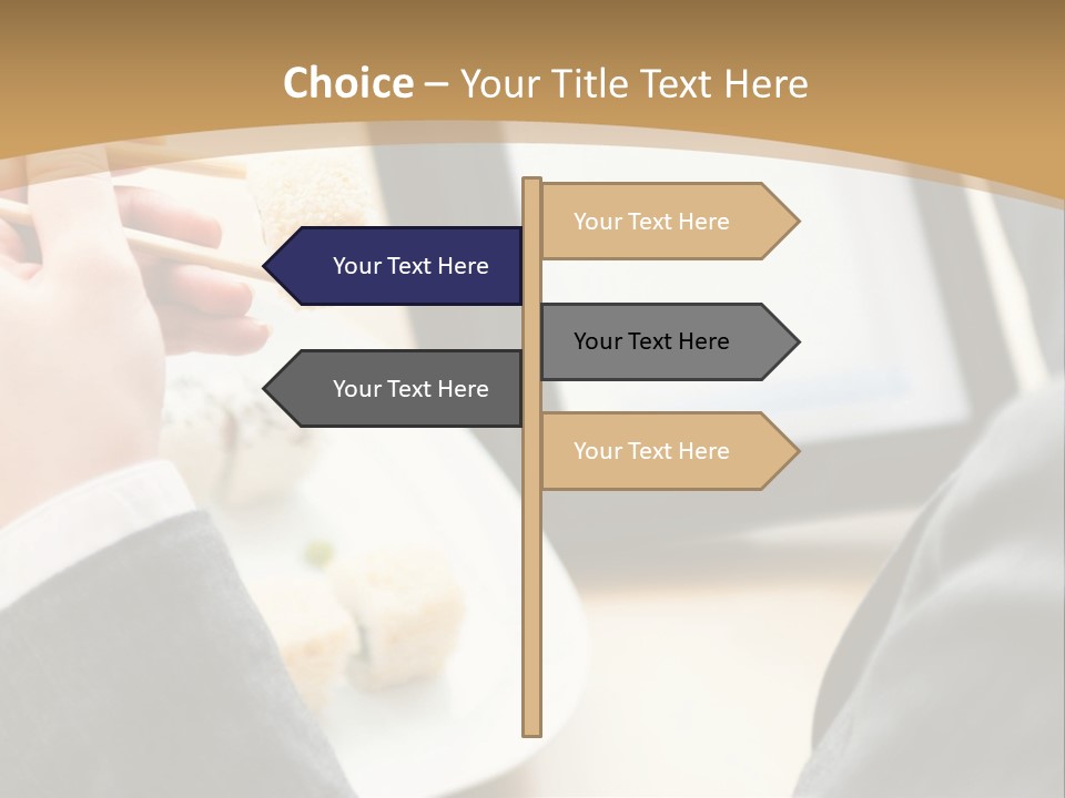 Business Looking Cafe PowerPoint Template