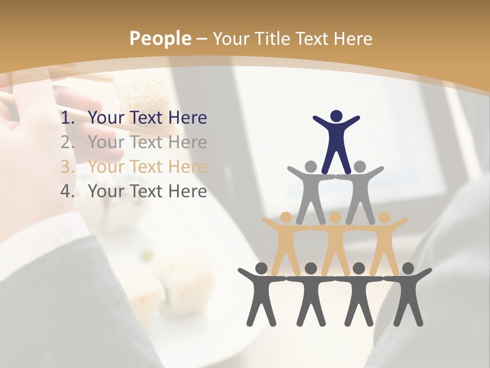 Business Looking Cafe PowerPoint Template