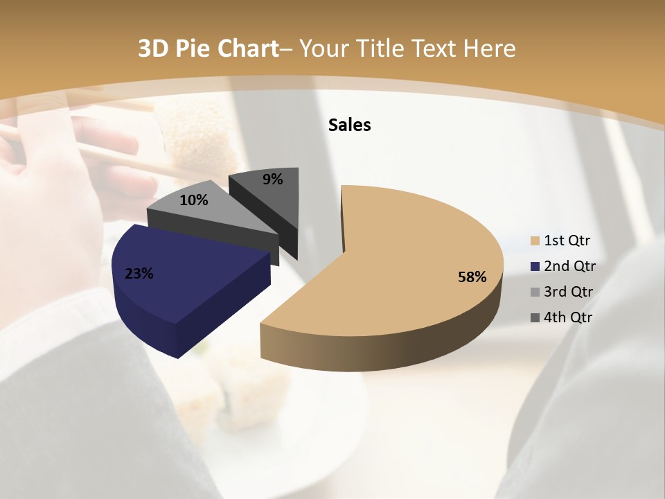 Business Looking Cafe PowerPoint Template
