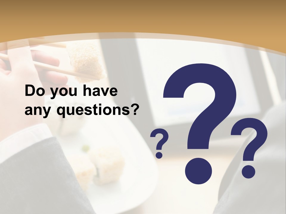 Business Looking Cafe PowerPoint Template