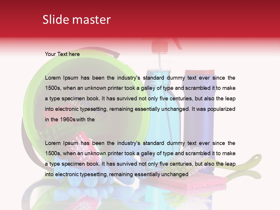 Nobody Rubber Glove PowerPoint Template