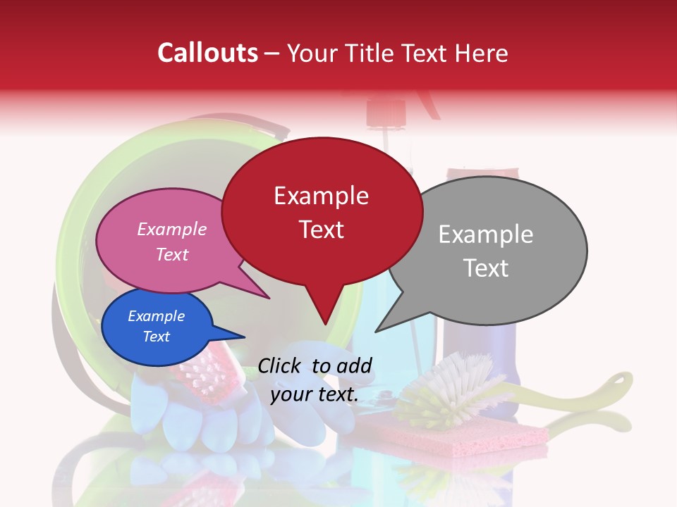 Nobody Rubber Glove PowerPoint Template