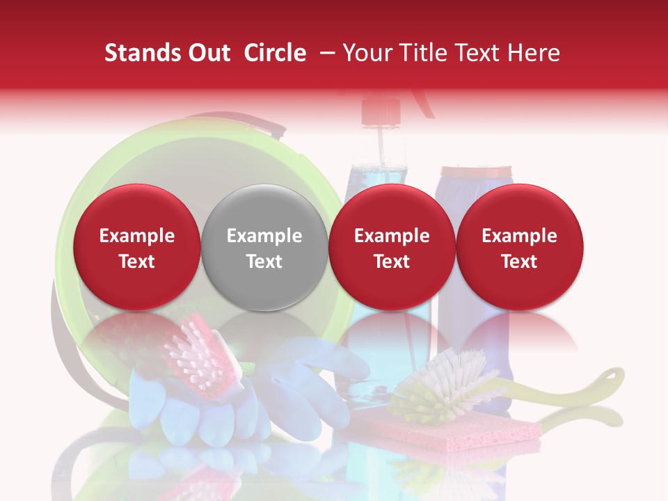 Nobody Rubber Glove PowerPoint Template