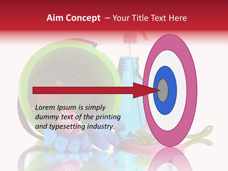 Nobody Rubber Glove PowerPoint Template