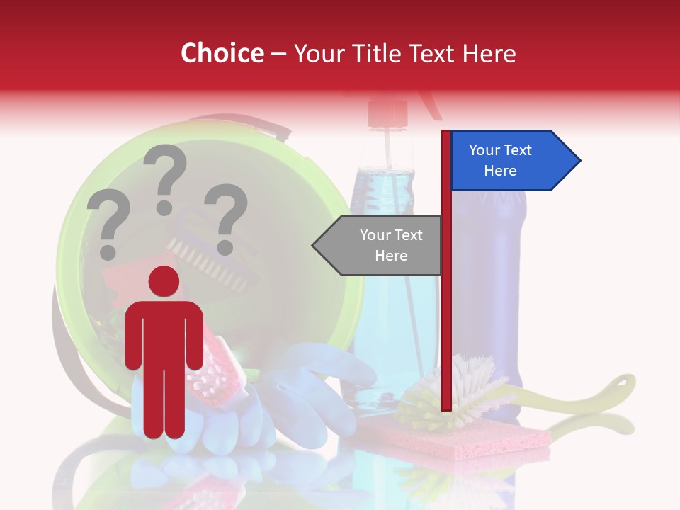 Nobody Rubber Glove PowerPoint Template