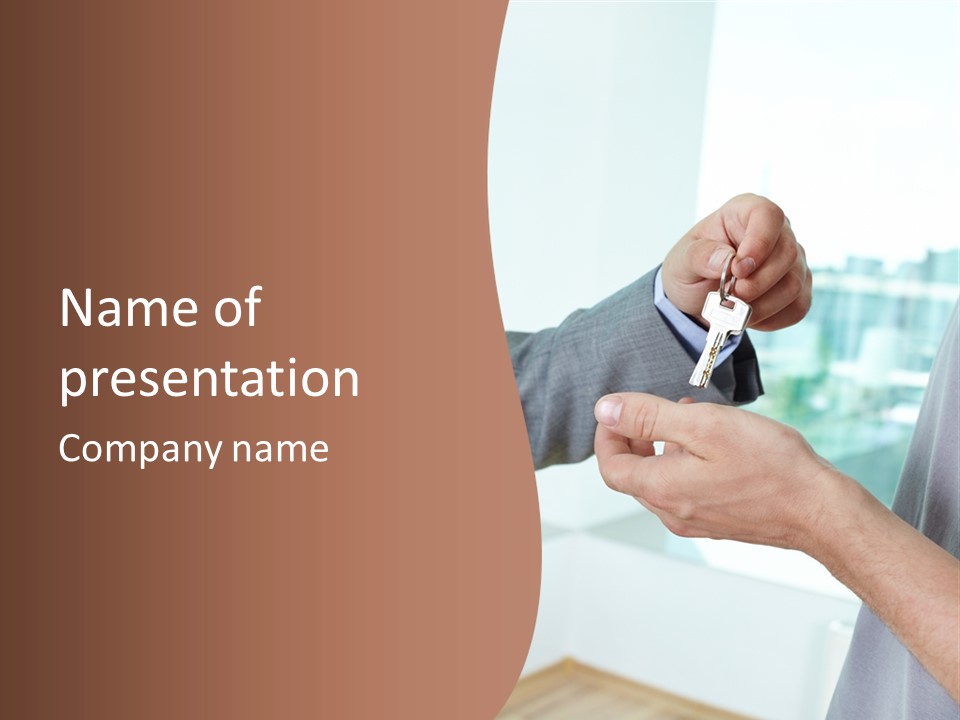 Salesman Estate Reliable PowerPoint Template