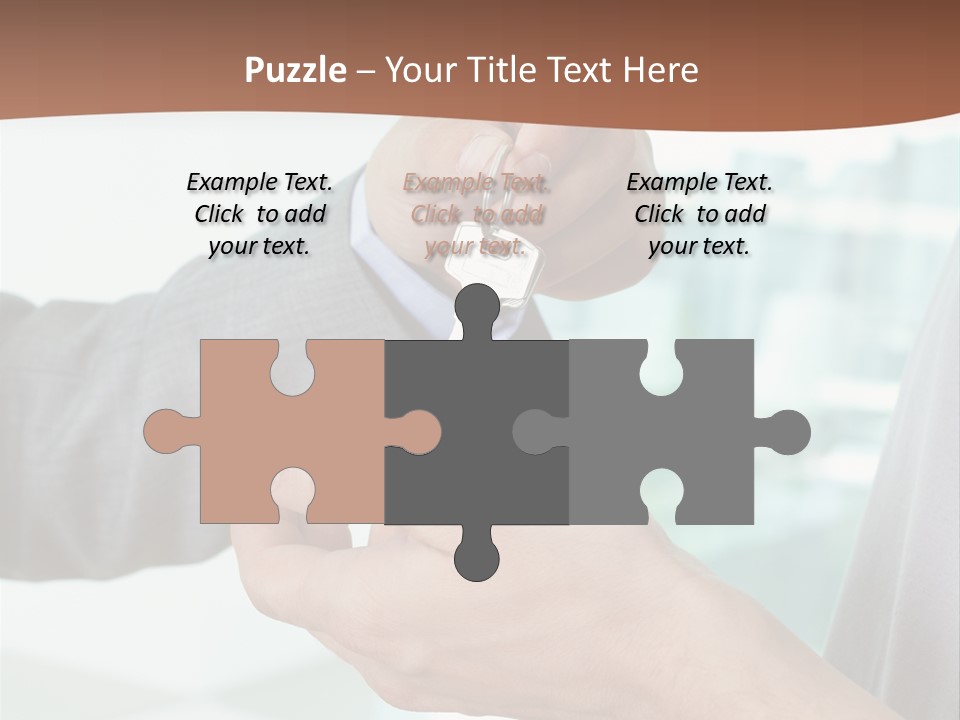 Salesman Estate Reliable PowerPoint Template