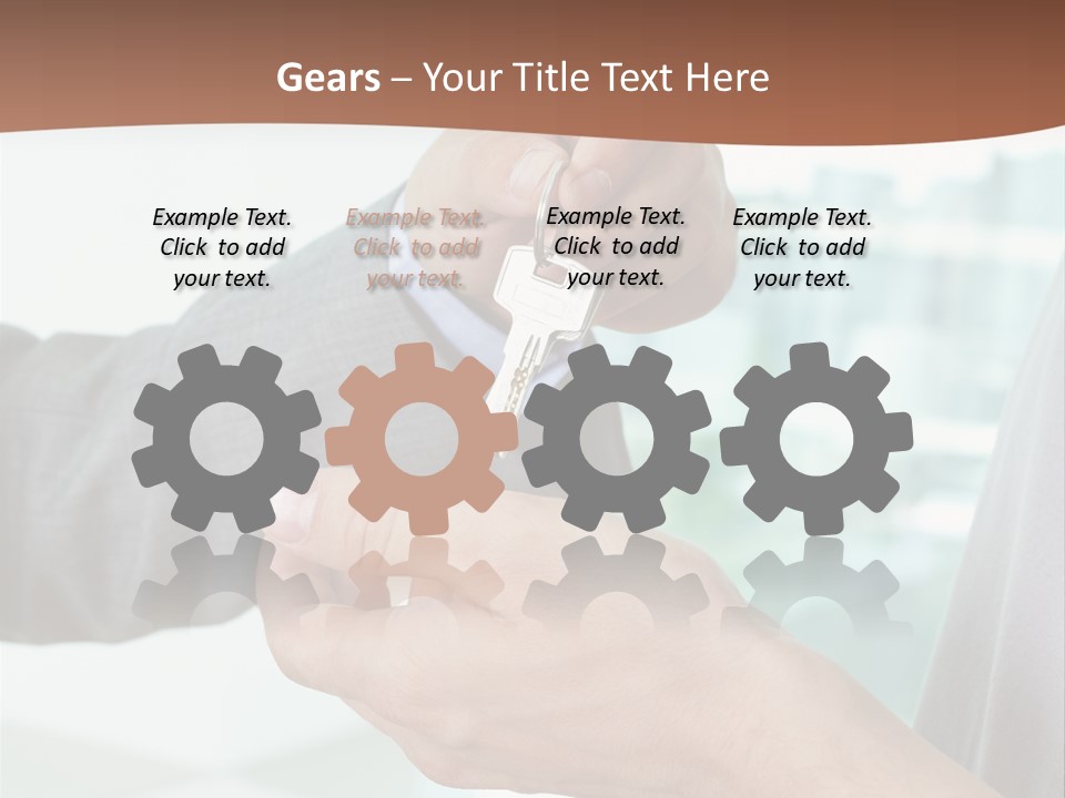 Salesman Estate Reliable PowerPoint Template