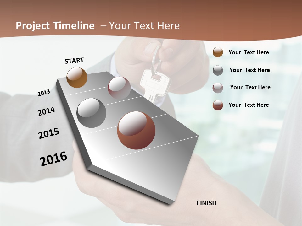 Salesman Estate Reliable PowerPoint Template