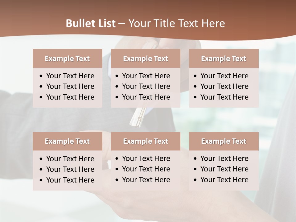 Salesman Estate Reliable PowerPoint Template