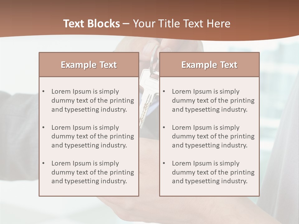 Salesman Estate Reliable PowerPoint Template