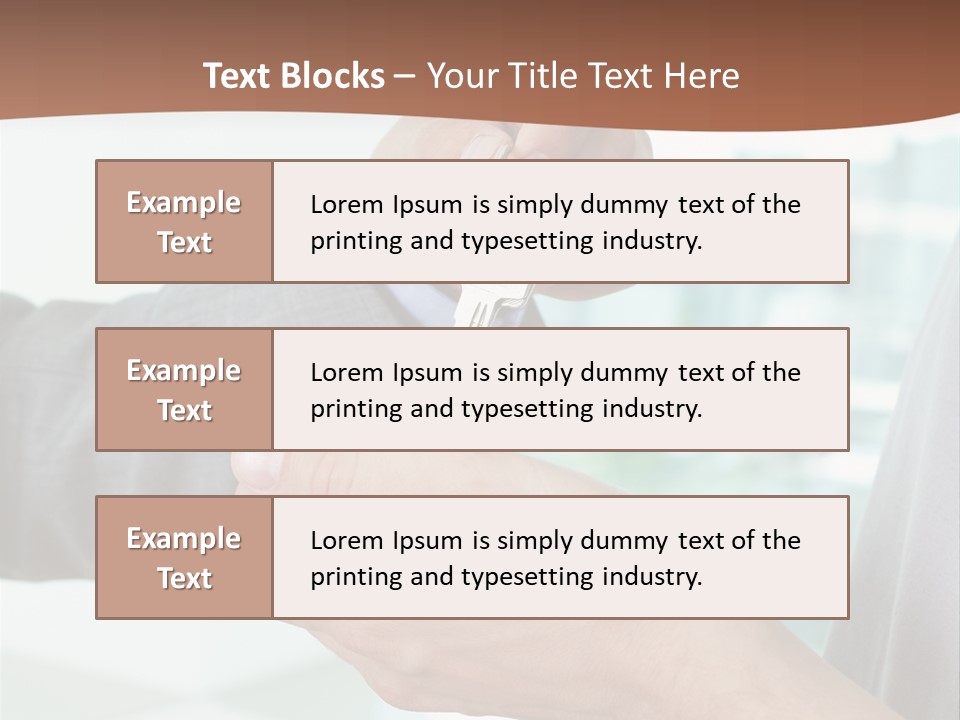 Salesman Estate Reliable PowerPoint Template