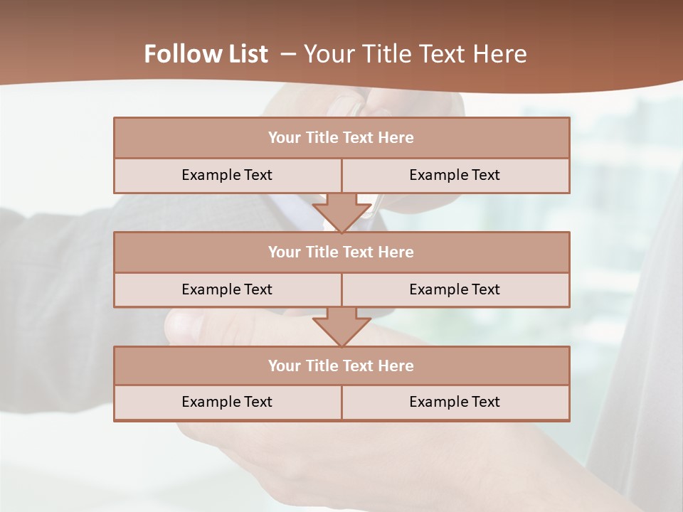 Salesman Estate Reliable PowerPoint Template