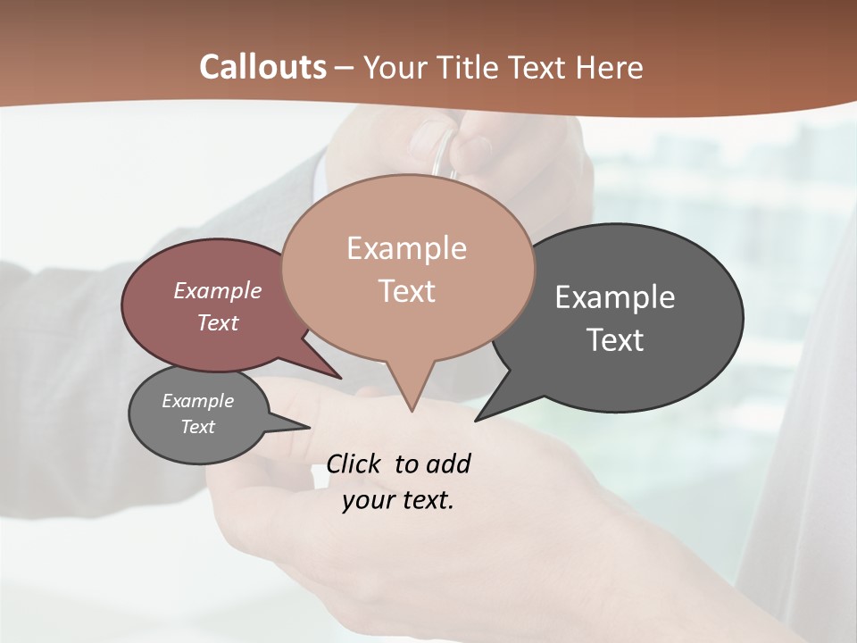 Salesman Estate Reliable PowerPoint Template