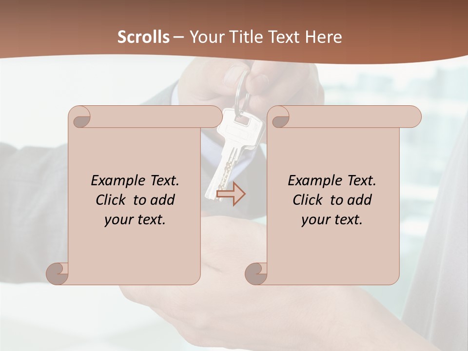 Salesman Estate Reliable PowerPoint Template