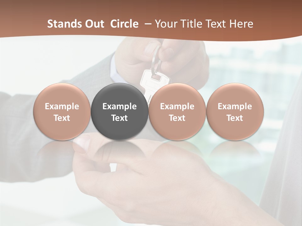 Salesman Estate Reliable PowerPoint Template