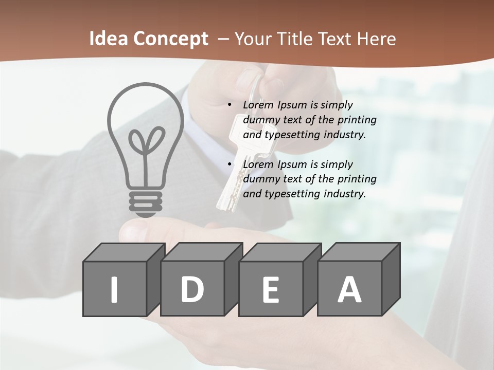 Salesman Estate Reliable PowerPoint Template