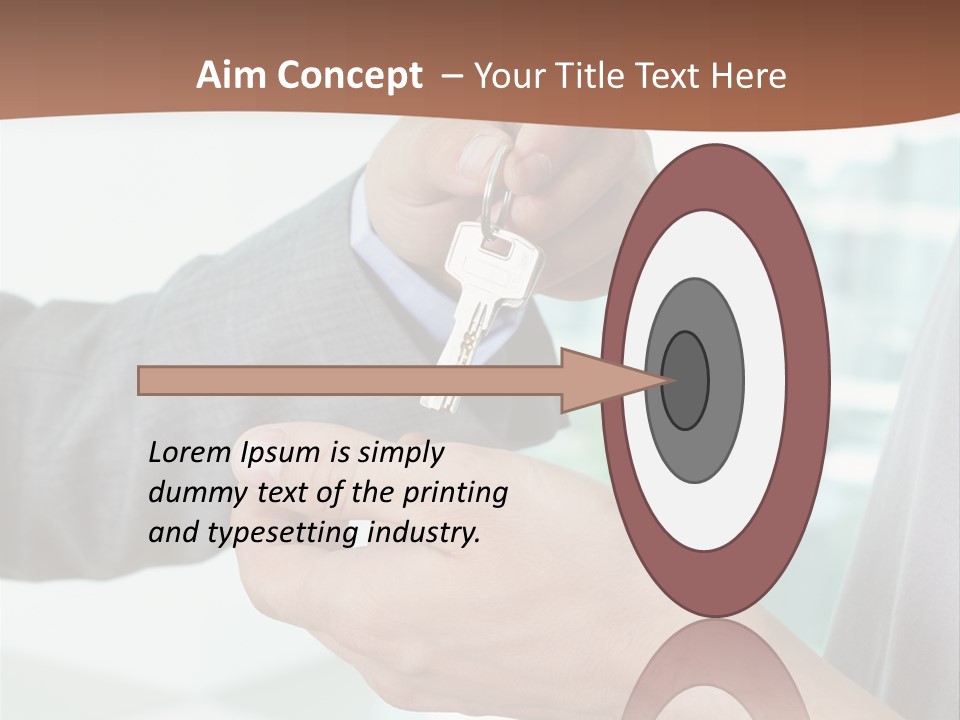 Salesman Estate Reliable PowerPoint Template
