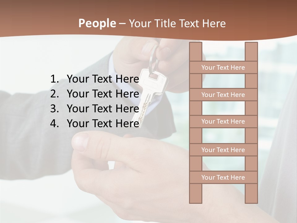 Salesman Estate Reliable PowerPoint Template
